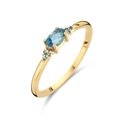 Vintage London Blue Topaz Ring​