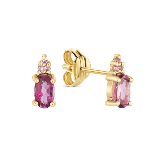 Vintage Pink Topaz Studs​
