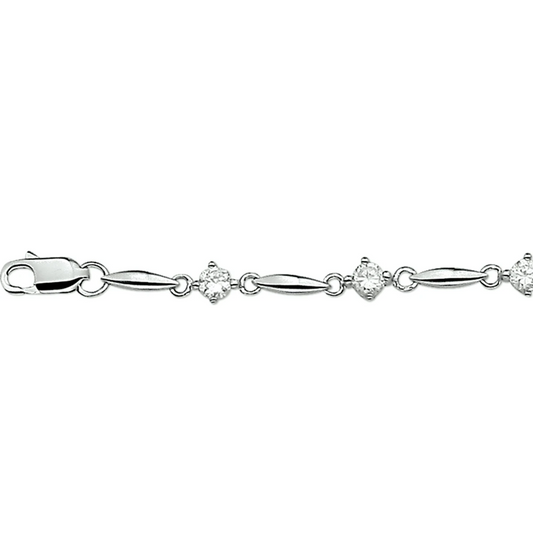 Armband Wit,zilver